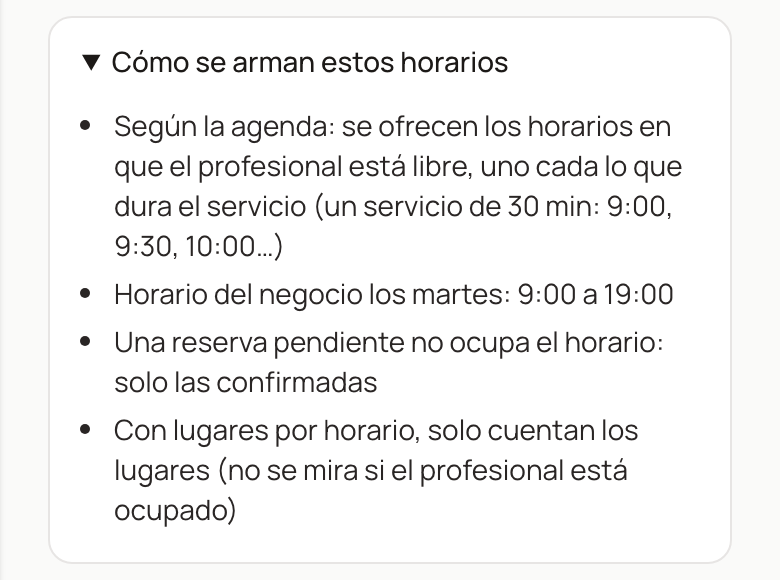 Cómo se arman estos horarios, abierto